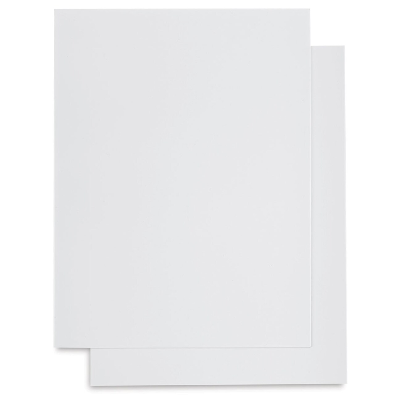 Schulcz Thermoplastic Sheet - Polystyrene, White, Pkg of 2, 1 mm, 11-3/4" x 15-3/4"